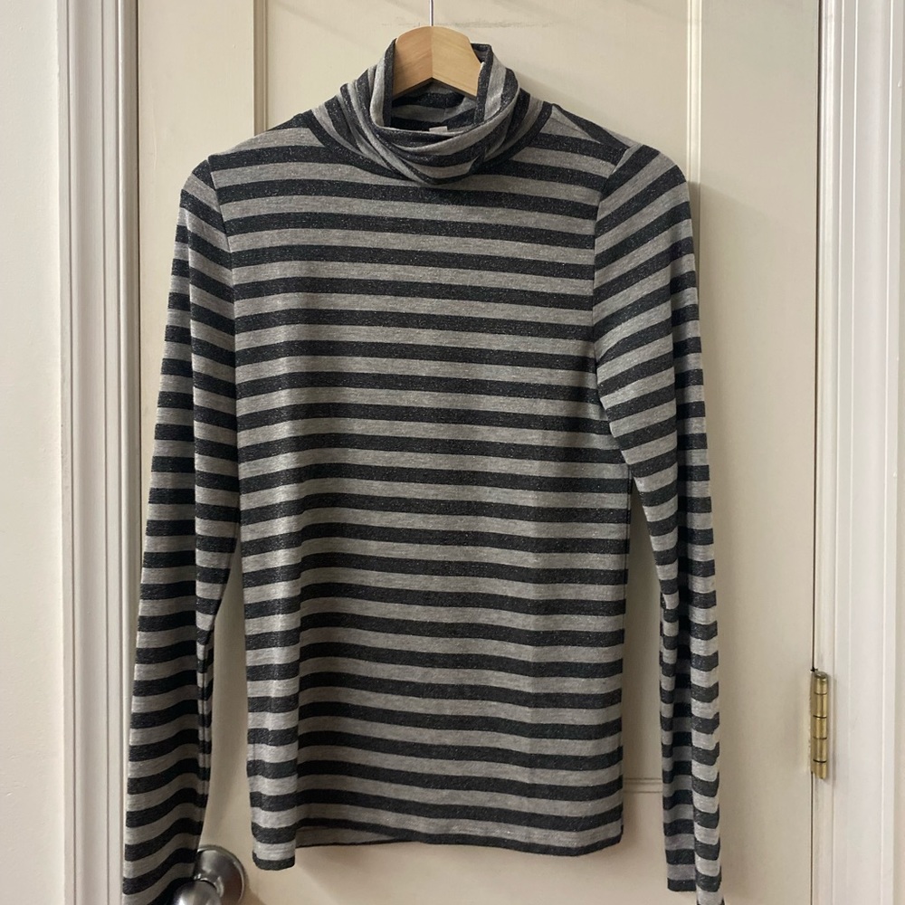 LOFT Metallic Grey/Silver Lightweight sweater